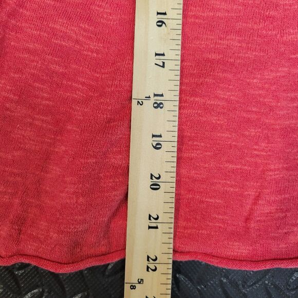 Eileen Fisher Organic Linen Cotton Slub Knit Sweater Coral Pink Size XS Crewneck - Picture 8 of 10